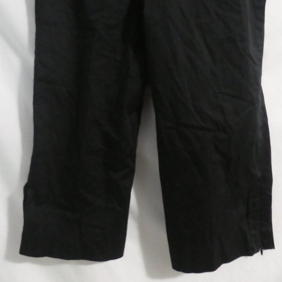 STYLE & CO PETITE Stretch | 6P | Casual Black Pants With Zip Bottom Sides | NWOT - Picture 13 of 16